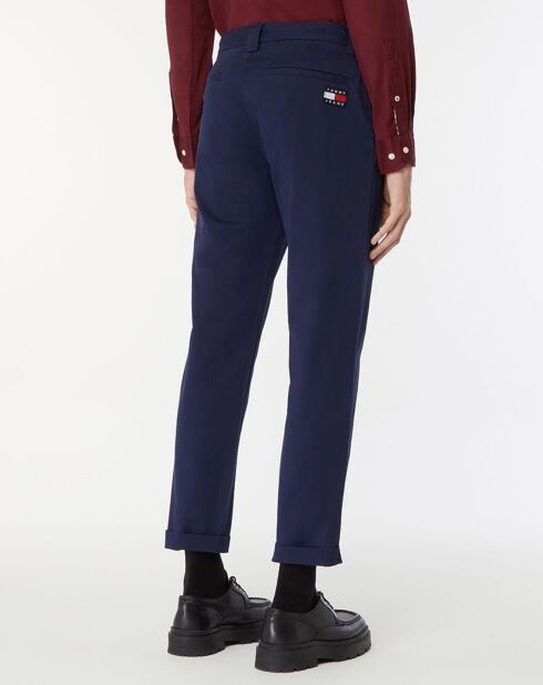 Pantalon chino Dad bleu marine