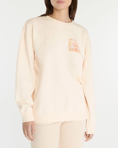 Sweat Oversize free your mind écru