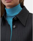 Veste  à rayures noire