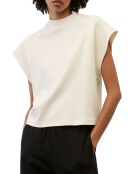 T-Shirt loose Crop blanc