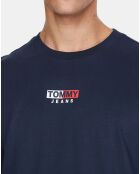T-Shirt Peached Entry Flag bleu marine
