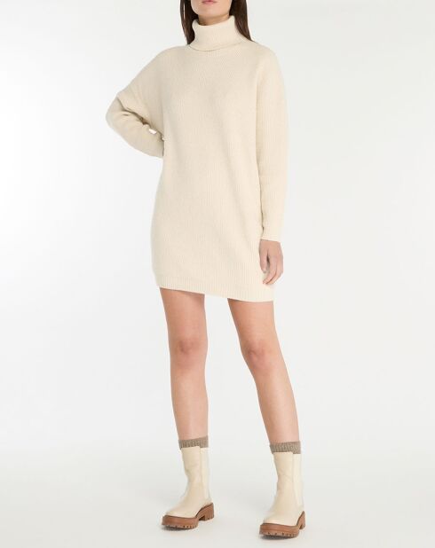 Ecru Love Dancing gebreide jurk