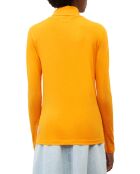 T-Shirt 100% Coton Bio col roulé orange