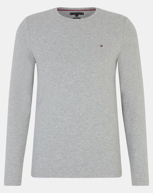 T-Shirt slim Stretch gris clair