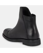 Bottines en Cuir Agata noires