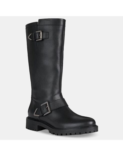 Bottes en Cuir Hoara noires