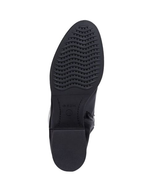 Bottes en Cuir Marie noires
