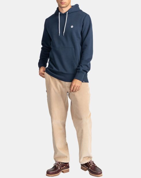 Sweat à capuche Cornell class bleu marine