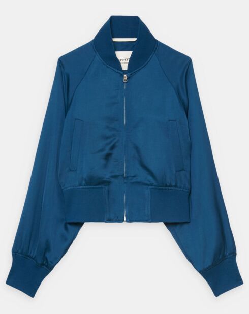 Bomber Aviateur bleu