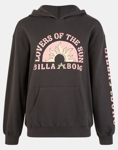 Sweat Oversize Sun lovers gris foncé