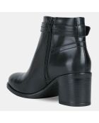 Bottines en Cuir New Asheel noires