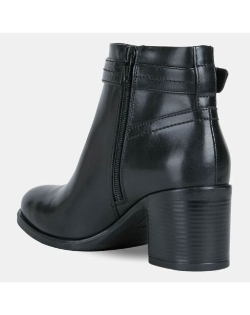 Bottines en Cuir New Asheel noires