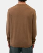 Pull en Laine & Coton marron