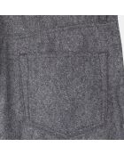 Pantalon en Laine mélangée Flanelle moulinée gris