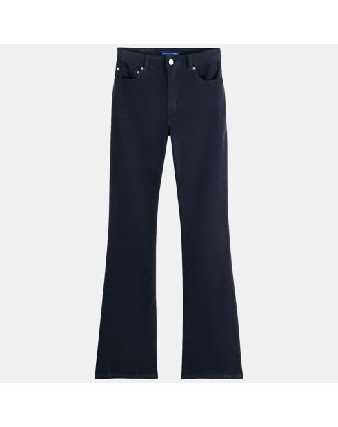 Pantalon en Velours Milleraies bleu foncé