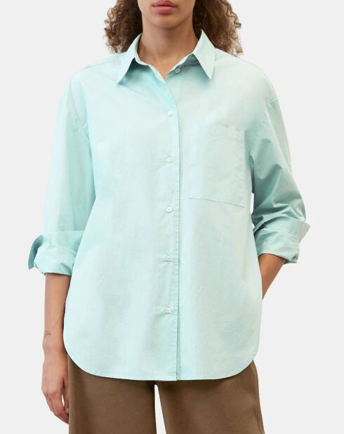 Chemise boyfriend bleu clair