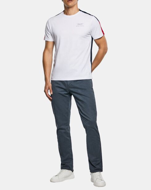 T-Shirt Bicolore Aston Martin Racing blanc/bleu