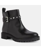 Boots en Cuir Hoara noires