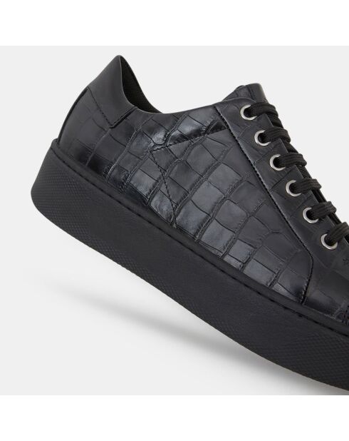 Baskets en Cuir Skyely noires