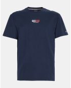T-Shirt Peached Entry Flag bleu marine