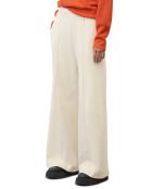 Pantalon large en Molleton écru