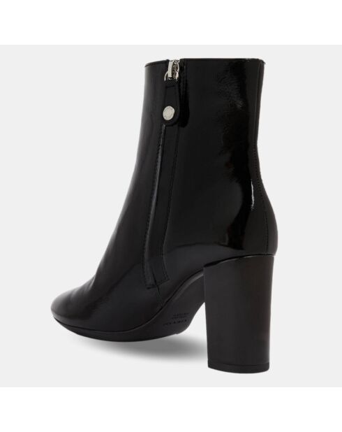 Boots en Cuir Pheby noires