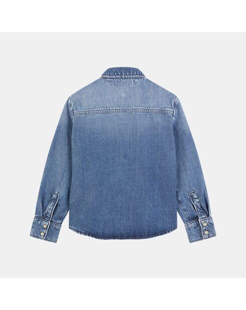Chemise en jean bleue