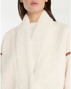 Manteau Sherpa Snowy écru