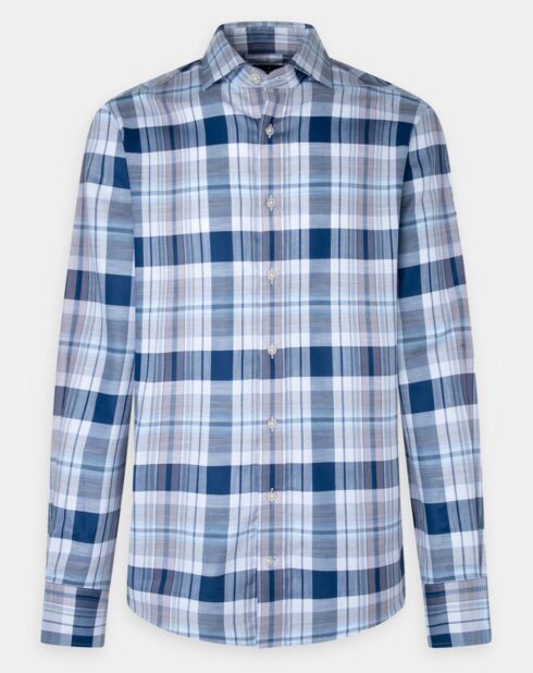 Chemise Slim Fit Madras à carreaux multicolore