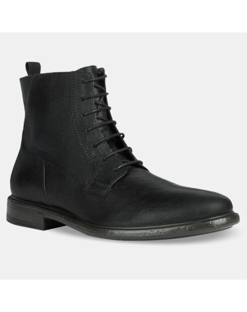 Boots en Cuir Terence noir