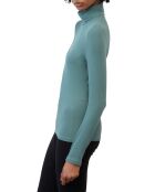 T-Shirt col roulé vert