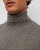Pull 100% Laine Mérinos gris