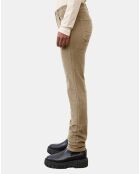 Pantalon en Velours côtelé Lulea beige