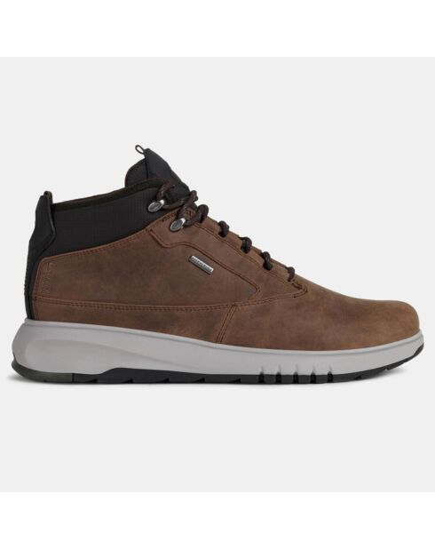 Baskets en Velours de Cuir Aerantis 4X4 marron