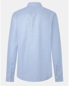 Chemise Classic Fit Jacquard imprimée bleu/blanc