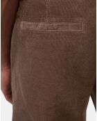 Pantalon en Velours côtelé Osby stretch marron