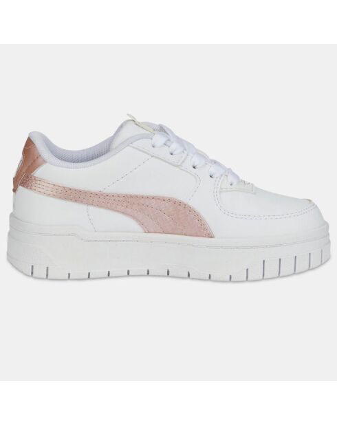 Baskets en Cuir Cali Dream Shiny Pack blanc/rose