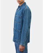 Veste en jean bleue