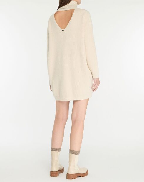 Ecru Love Dancing gebreide jurk