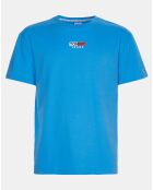 Blaues T-Shirt mit Peached Entry Flag