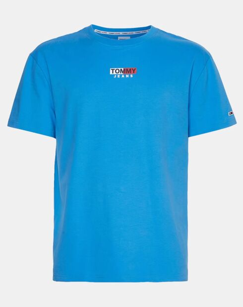 Blaues T-Shirt mit Peached Entry Flag