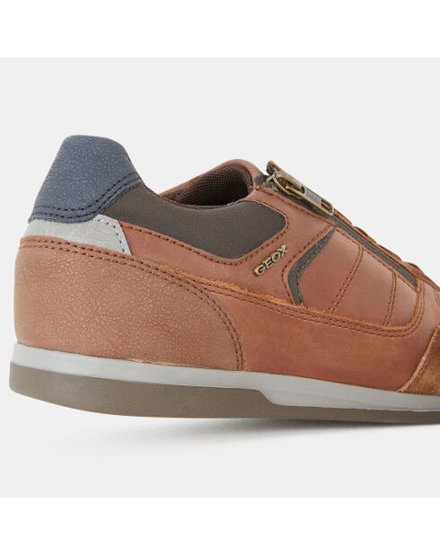 Baskets en Cuir Renan marron