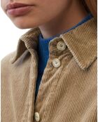 Chemise en Velours côtelé marron