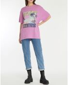 T-Shirt 100% Coton Bio Oversize Easyshore violet