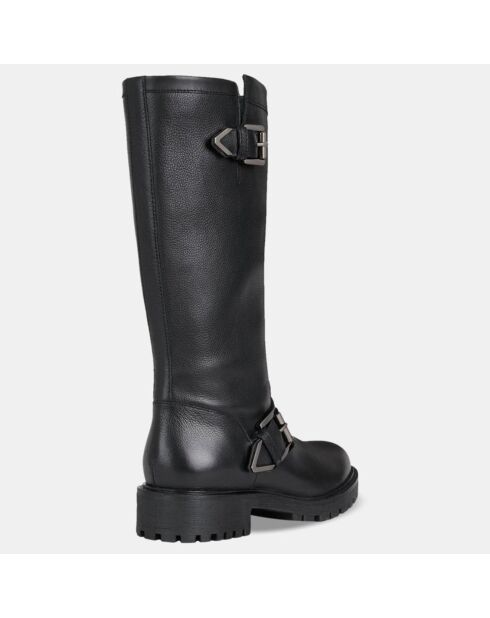 Bottes en Cuir Hoara noires