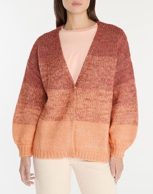 Gilet Cool brise tie & dye orange