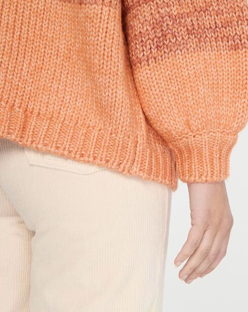 Gilet Cool brise tie & dye orange