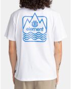 T-Shirt Peaks blanc