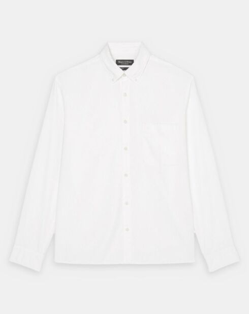 Chemise oxford  Regular Fit 100% Coton Bio blanche