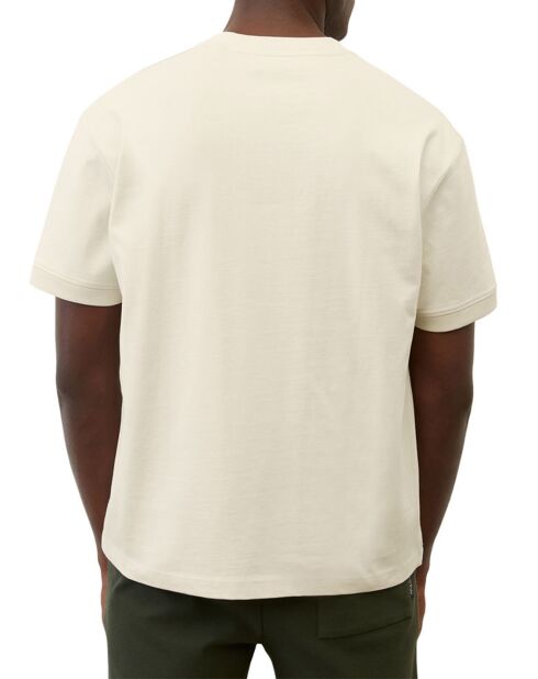 T-shirt girocollo Modestie ecru 100% cotone biologico